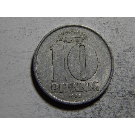 Německo DDR 10 Pfennig 1965 A XF č21579