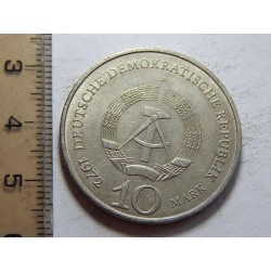 Německo DDR 10 Mark 1972 A Buchenwald XF č39470 