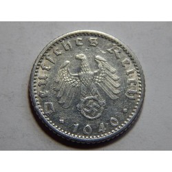 Německo 3. Říše 50 Reichspfennig 1940 D XF č39134 