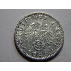 Německo 3. Říše 50 Reichspfennig 1940 G XF č38829 