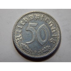 Německo 3. Říše 50 Reichspfennig 1941 F VF č38491 