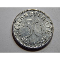Německo 3. Říše 50 Reichspfennig 1943 A XF č39021 