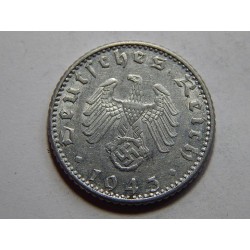 Německo 3. Říše 50 Reichspfennig 1943 A XF č39021 
