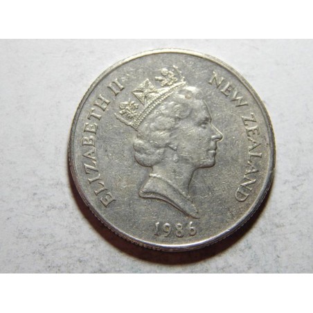 Nový Zealand 50 Pence 1986 loď XF č29141