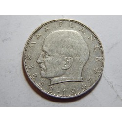 Německo BRD 2 Mark 1959 F Planck RR XF č35595