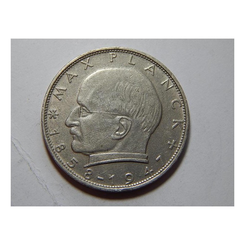 Německo BRD 2 Mark 1966 F Planck XF č35473