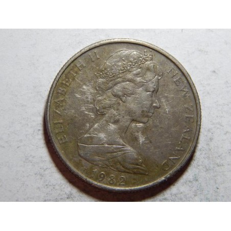 Nový Zealand 50 Pence 1982 loď XF č29153