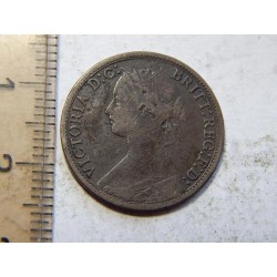Anglie 1 Farthing 1864 VF č30596