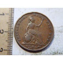 Anglie 1 Farthing 1848 R VF-XF č30630