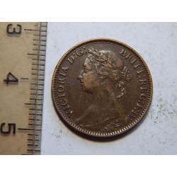 Anglie 1 Farthing 1885 XF č29625 