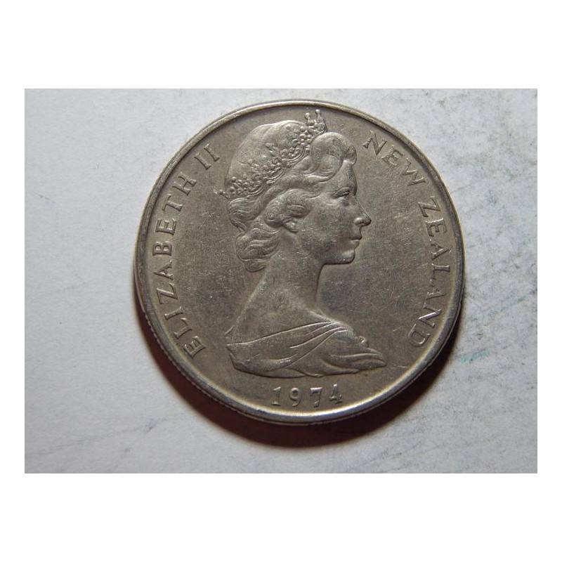 Nový Zealand 50 Pence 1974 XF č29091 Nový Zealand 50 Pence 1974 XF č29091