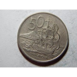 Nový Zealand 50 Pence 1974 XF č29091