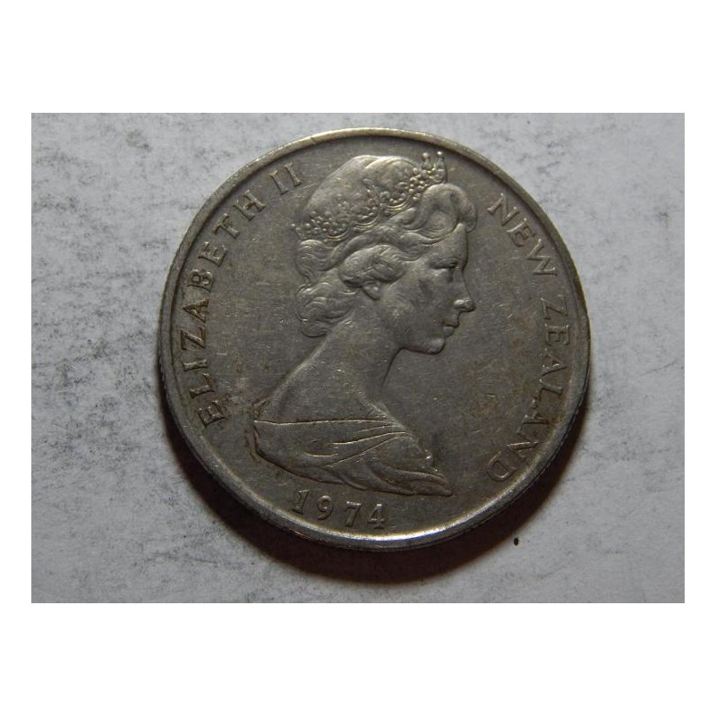 Nový Zealand 50 Pence 1974 loď XF-UNC č29194 Nový Zealand 50 Pence 1974 loď XF-UNC č29194