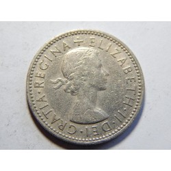 Anglie 1 Shilling 1954 XF č39085 