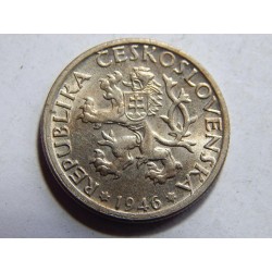 Československo 1 Koruna 1946 UNC č37057  