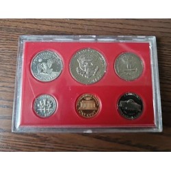 USA sada mincí 1980 Proof Set 6 Coins incl. Kennedy Half a čŠU004