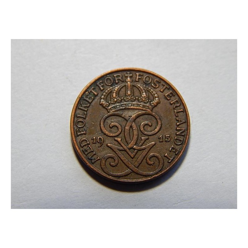 Sweden 1 Öre 1915 XF č10564