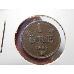 Sweden 1 Öre 1899 VF č00614 