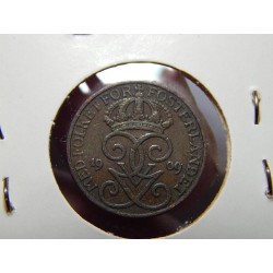Sweden 1 Öre 1909 large cross XF č00534 
