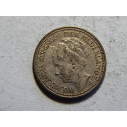 Nizozemí 25 Cents 1941 Ag XF č30312