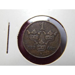 Sweden 1 Öre 1910 XF č00536 