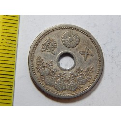 Japonsko 10 Sen - Taishō 1923 XF č39560 