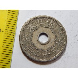 Japonsko 10 Sen - Taishō 1923 XF č39597 