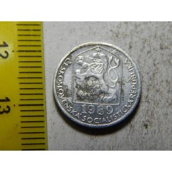 Československo 5 Haléřů 1989 RR F č57049ř40 