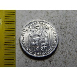 Československo 5 Haléřů 1989 RR XF-UNC č57055ř40 