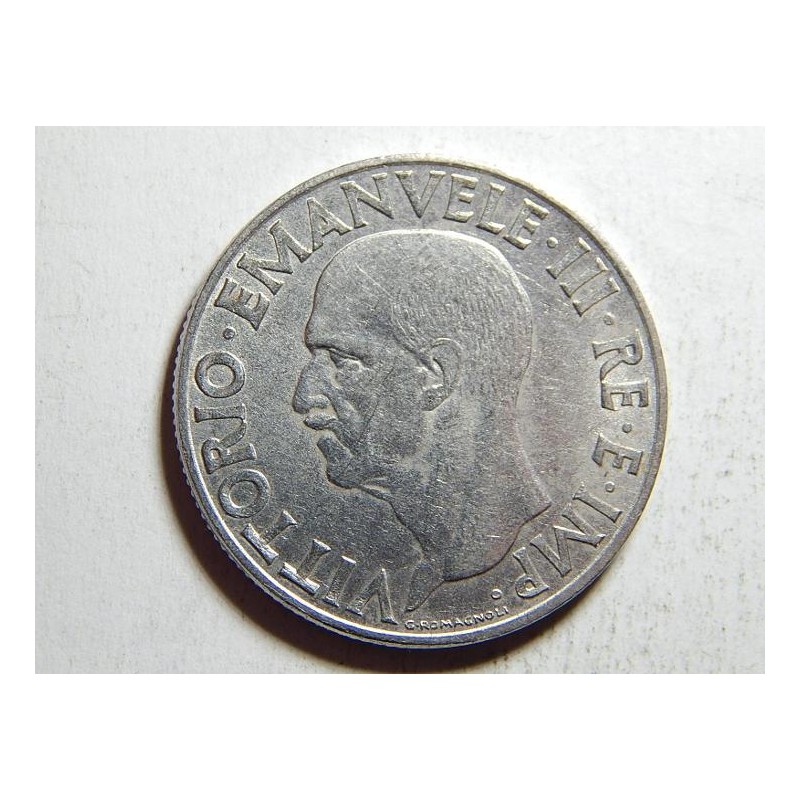 Itálie 1 Lire 1940R magnetická XF-UNC č24073 