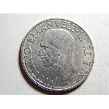 Itálie 1 Lire 1940R magnetická XF-UNC č24073 