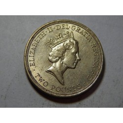 Anglie 2 Pounds 1986 XF-UNC č44037