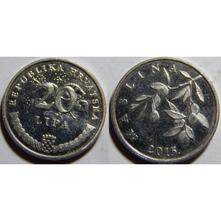Chorvatsko 20 Lipa 2015 XF č11745