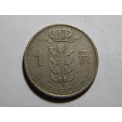 Belgie F. legenda 1 Franc 1951 XF č30818