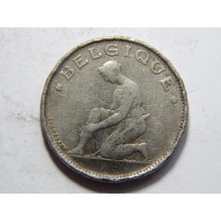 Belgie F. legenda 1 Francs 1923 F-VF č37022 