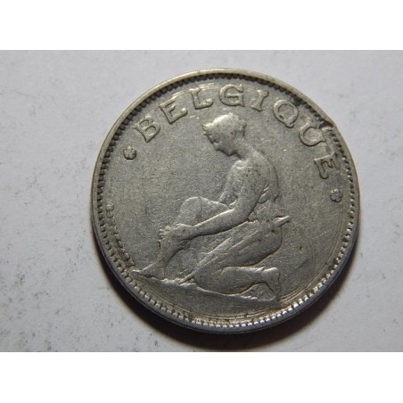 Belgie F. legenda 1 Francs 1923 F-VF č37534 