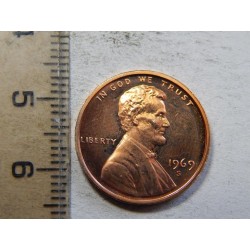 USA 1 Cent 1969 S PROOF R č30349