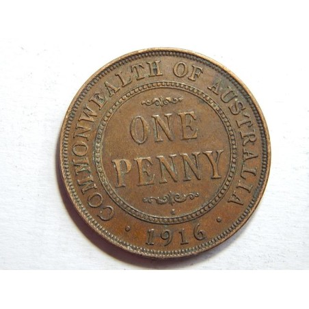 Austrálie 1 Penny 1916 L XF-UNC č33822