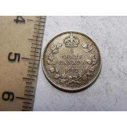 Canada 5 Cents 1912 Ag XF č29663 