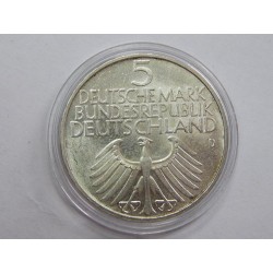 Německo BRD 5 Mark 1952 D Germanisches Museum Ag UNC čŠU020