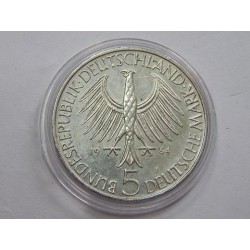 Německo BRD 5 Mark 1964 J Ag UNC čŠU020