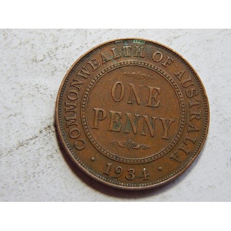Austrálie 1 Penny 1934 XF č32215