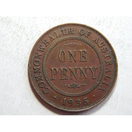 Austrálie 1 Penny 1935 VF-XF č33856