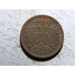 František Josef I. 2 Heller 1913 XF č33585