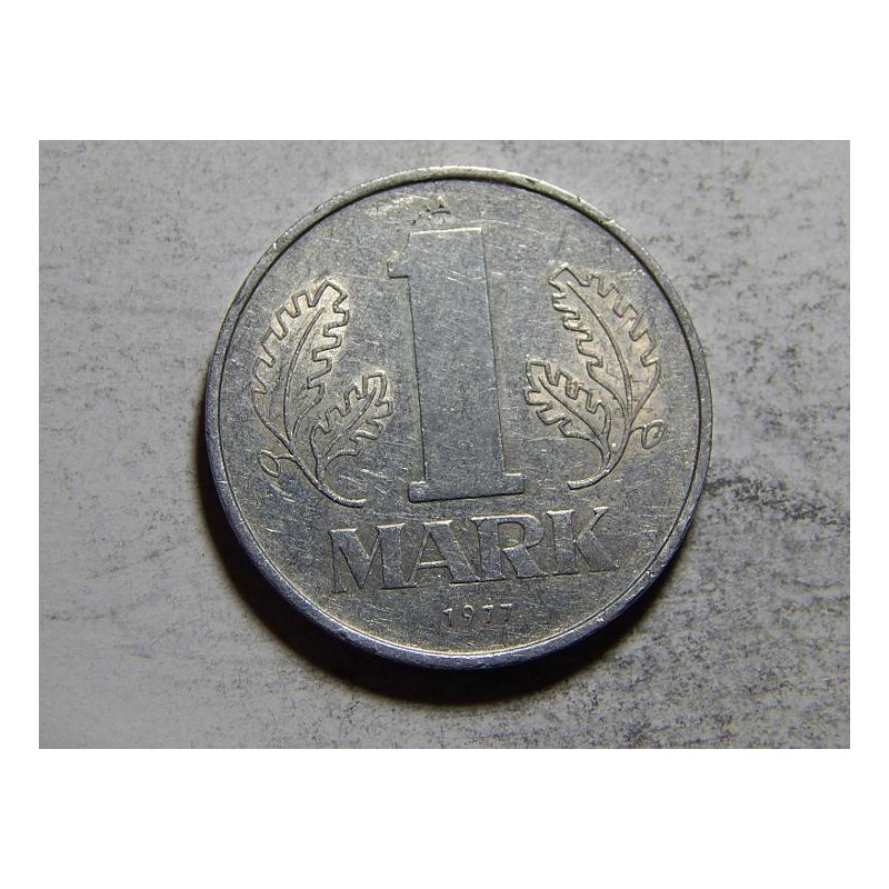 Německo DDR 1 Mark 1977 A VF-XF č21519 Německo DDR 1 Mark 1977 A VF-XF č21519