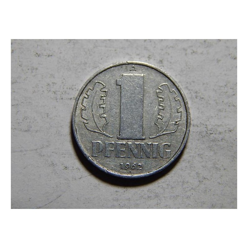 Německo DDR 1 Pfennig 1962 A XF č32511 Německo DDR 1 Pfennig 1962 A XF č32511