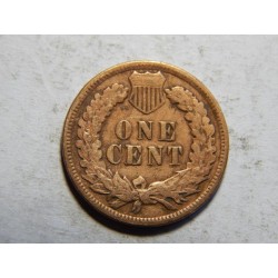USA 1 Cent 1908 indián XF č30057