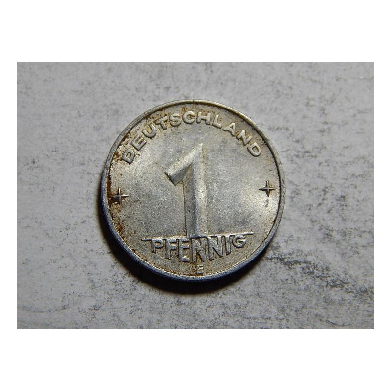 Německo DDR 1 Pfennig 1953 E XF č32631 Německo DDR 1 Pfennig 1953 E XF č32631
