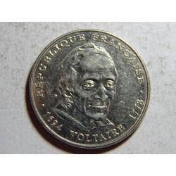 Francie 5 Francs 1994 Voltaire XF č33509