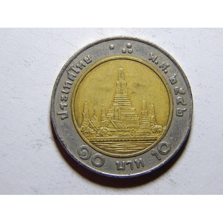 Thajsko 10 Baht 1999 RR XF č33384